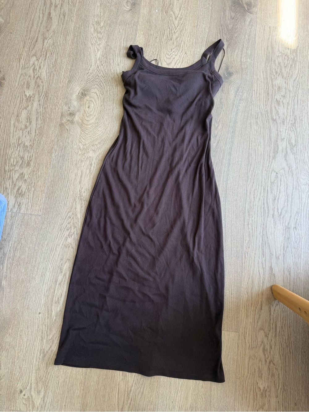 Abercrombie & Fitch Brown Fitted Maxi Dress Size L